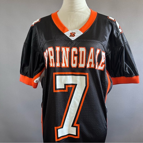 Long Jersey Football Dress Halloween Colors Costume Lucky 7 - Picture 2 of 7